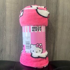New Hello Kitty Pink Pride 60" x 46" Silky Soft Throw Plush Blanket By Sanrio